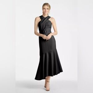 NWT Sachin & Babi Naomi Midi-Dress Size 4 Halter Cocktail Dress
